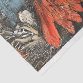 Gotische Vampier Skelet Zeemeermin Schedel Decoupa Tissuepapier (Detail)