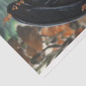 Gotische Vampier Skelet Zeemeermin Schedel Decoupa Tissuepapier (Detail)