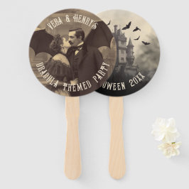 Gotische Vampier Victoriaans Dracula Halloween Handwaaier