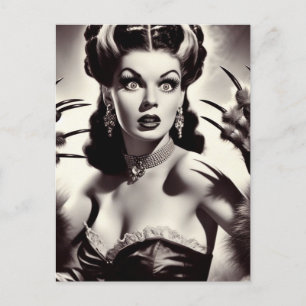 Gotische Vampier Vrouw Briefkaart