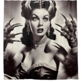  Gotische Vampier Vrouw Douchegordijn (Voorkant)