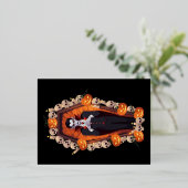 🦇 Gotische Vampier Zwart Briefkaart 🖤🎃 (Staand Voorkant)