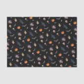 🧛♂️ Gotische Vampier Zwart Weefselpapier 🎃🖤 Tissuepapier (Voorkant)