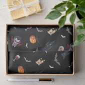 🧛‍♂️ Gotische Vampier Zwart Weefselpapier 🎃🖤 Tissuepapier (Geschenk)