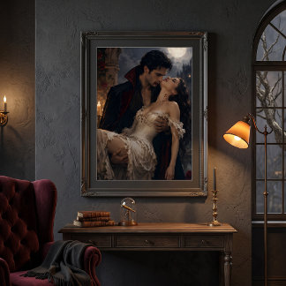 Gotische vampierromance - Fantasy-vampier en jonkv Poster