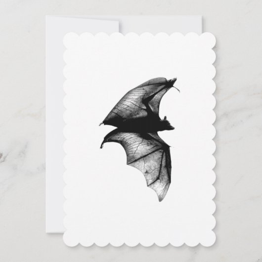 Gotische Vampiervleermuizen Kaart (Achterkant)