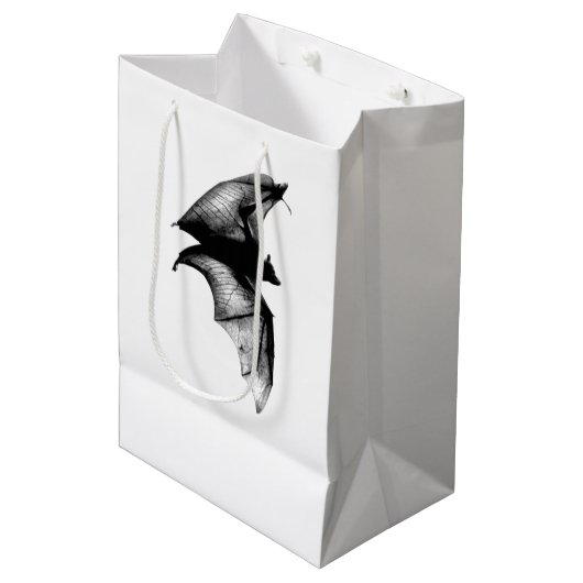 Gotische Vampiervleermuizen Medium Cadeauzakje (Voorkant Gekanteld)