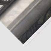 Gotische Venster Witte Tijger Decoupage Tissuepapier (Detail)