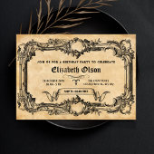 gotische verjaardag kaart