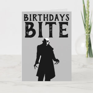 GOTISCHE VERJAARDAGSKAARTEN, DRACULA NOSFERATU KAART