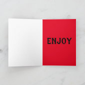 GOTISCHE VERJAARDAGSKAARTEN MET EEN TWIST KAART (Binnen)