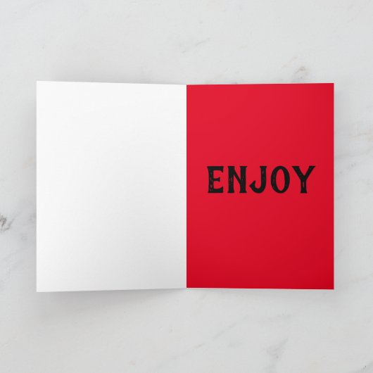 GOTISCHE VERJAARDAGSKAARTEN MET EEN TWIST KAART (Binnen)