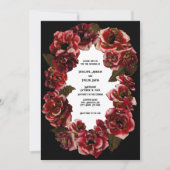 Gotische Verrottende Rozen op Zwart en Wit - Bruil Kaart (Voorkant)