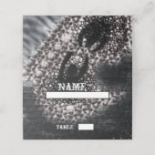 gotische vervaltafel plaatskaartje (Buitenkant ongevouwen)