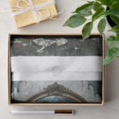 Gotische vervloekte pop uit een spiegel tissuepapier (Geschenk)