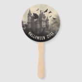 Gotische  Victoriaans Dracula Halloween Handwaaier (Achterkant)