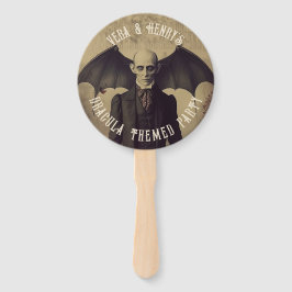 Gotische Victoriaans Dracula Halloween Handwaaier