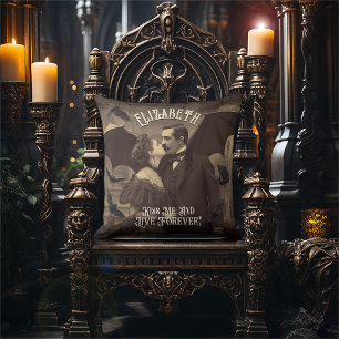 Gotische  Victoriaans Dracula Kiss Halloween Kussen