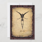 Gotische  Victoriaans Halloween Party Kaart (Achterkant)