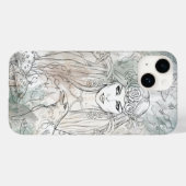 Gotische Victoriaans schoonheidsheks met raaf Case-Mate iPhone Case (Achterkant (horizontaal))