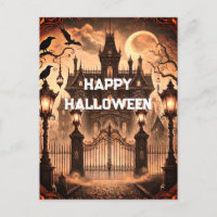 Gotische Victoriaans spookhuis  Halloween