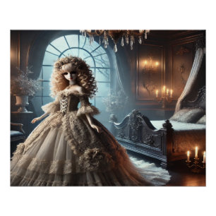 Gotische Victoriaanse Pop – Donkere Elegantie Perfect Poster