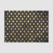 Gotische Vintage Goud Diamant Tissuepapier (Voorkant)