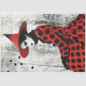 Gotische Vintage Mode Decoupage Tissuepapier (Voorkant)