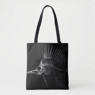 Gotische Visskelet Röntgen Tote Tas