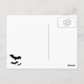 Gotische Vleermuis Skelet Briefkaart (Achterkant)