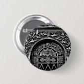 Gotische vleermuiscrypte ronde button 5,7 cm (Voorkant /achterkant)