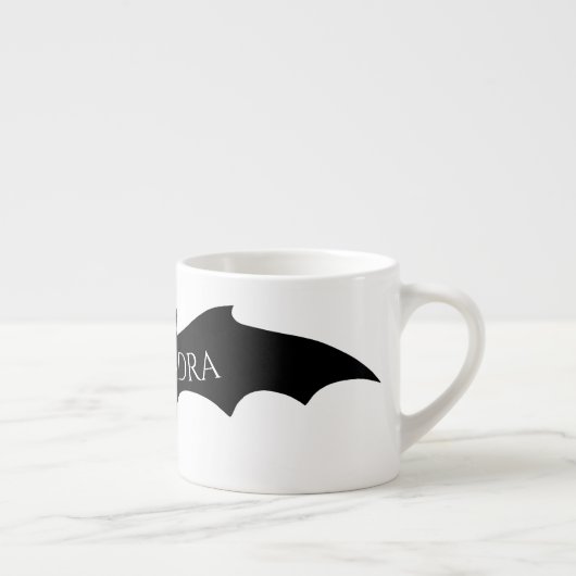 Gotische  vleermuisillustratie espresso kop (Rechts)