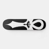 Gotische Vleermuisvleugel Ankh Persoonlijk Skateboard (Horizontaal)