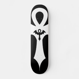 Gotische Vleermuisvleugel Ankh Persoonlijk Skateboard