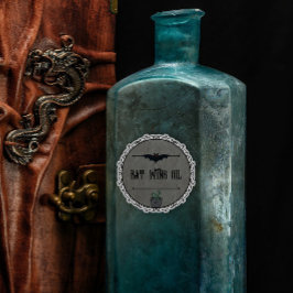  Gotische vleermuisvleugelolie op maat Halloween Sticker