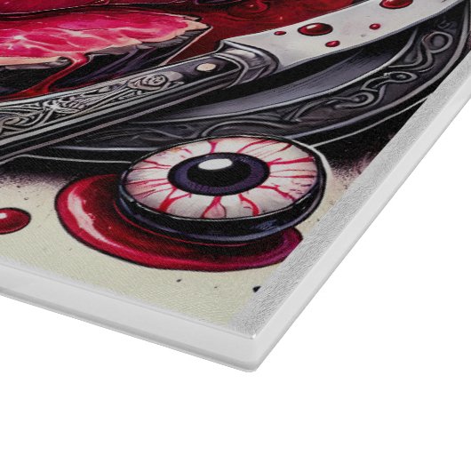 Gotische Vleestemperatuurgids Snijplank (Hoek)