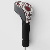 Gotische Vlinder Bloemmotief (1) Golfheadcover (Schuin)