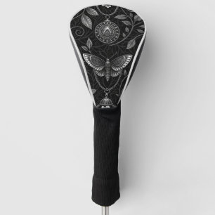 Gotische Vlinder Bloemmotief (3) Golfheadcover