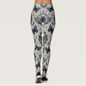 Gotische Vlinder Bloemmotief (3) Leggings (Achterkant)