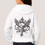 Gotische Vogel Wapen Hoodie (Achterkant)