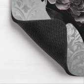 Gotische Vogue | Muted Pastel Roos Mode Stiletto Muismat (Hoek)