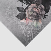 Gotische Vogue | Muted Pastel Roos Mode Stiletto Tissuepapier (Detail)