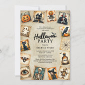  Gotische Volwassen Halloweenfeest Kaart (Voorkant)