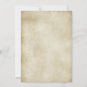  Gotische Volwassen Halloweenfeest Kaart (Achterkant)