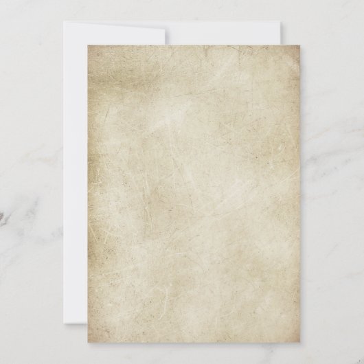  Gotische Volwassen Halloweenfeest Kaart (Achterkant)