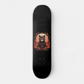 Gotische Vos en Bloemen Persoonlijk Skateboard (Voorkant)