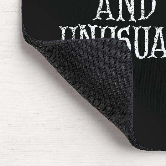 Gotische vreemde en ongewone schedel ontwerp muismat (Hoek)