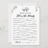 Gotische Vrijgezellenfeest Libs, Vul het Spel Blan Kaart (Voorkant)