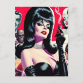 Gotische Vrouw Briefkaart (Voorkant)