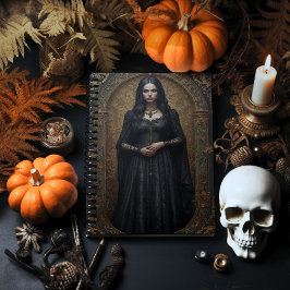 Gotische vrouw in  Lijst Notitieboek